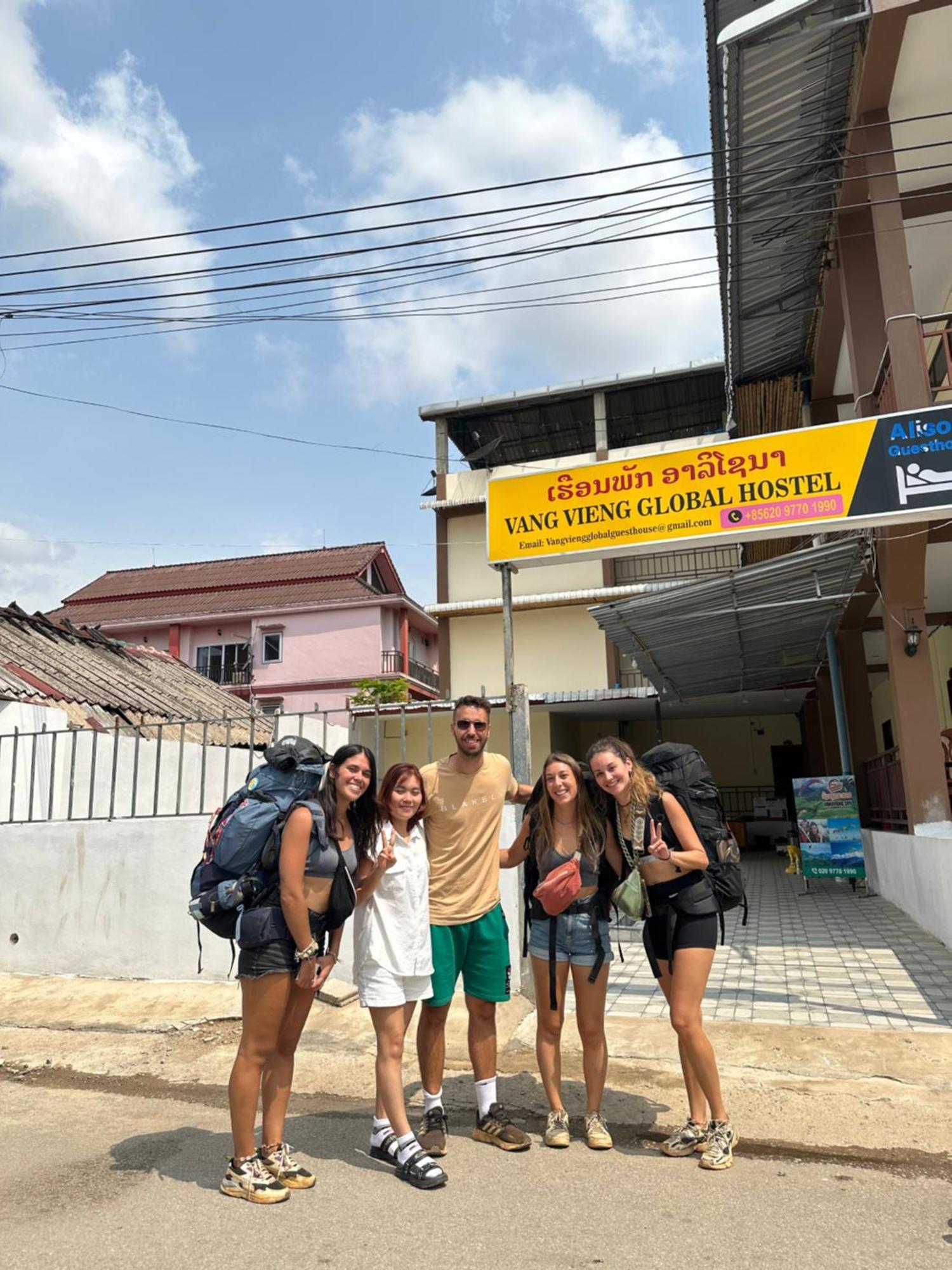 Vang Vieng Global Hostel Exterior foto